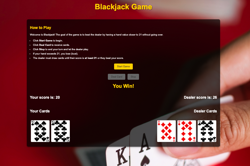 Black Jack Project